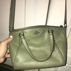 olive green coach bag